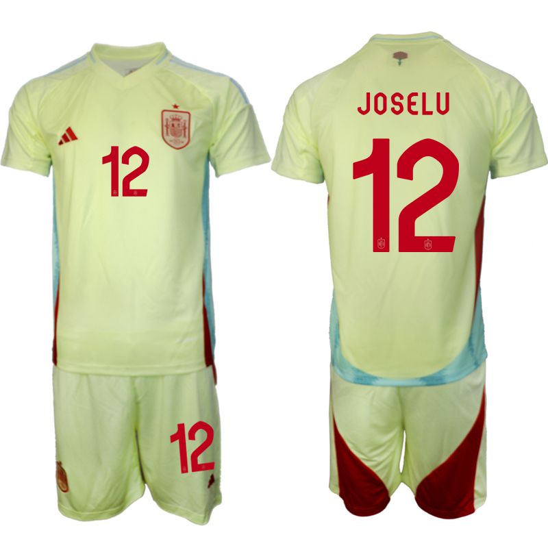 Men 2024-2025 Season Spain away green 12 Soccer Jersey